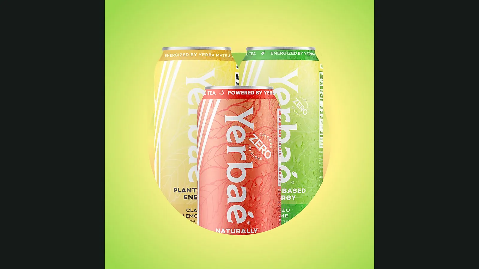 Yerbaé Citrus Variety Pack, 16 oz 12-Pack product photography from Yerbaé